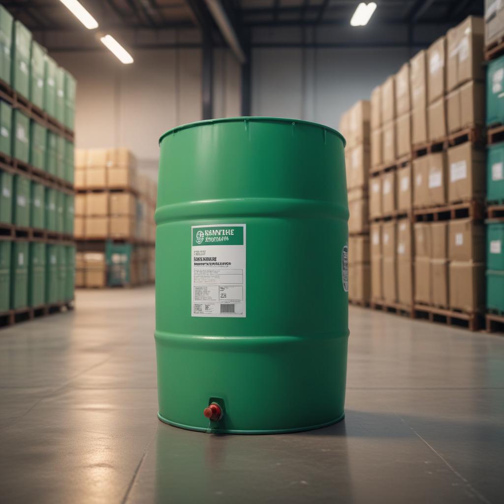 Зеленый антифриз в таре 200 литров